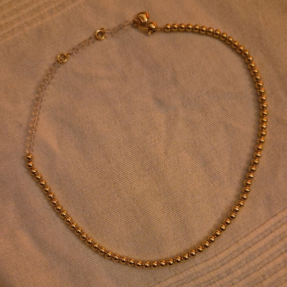 Jenny Bird Gold and Glass Beaded Choker - Picture 6 of 7